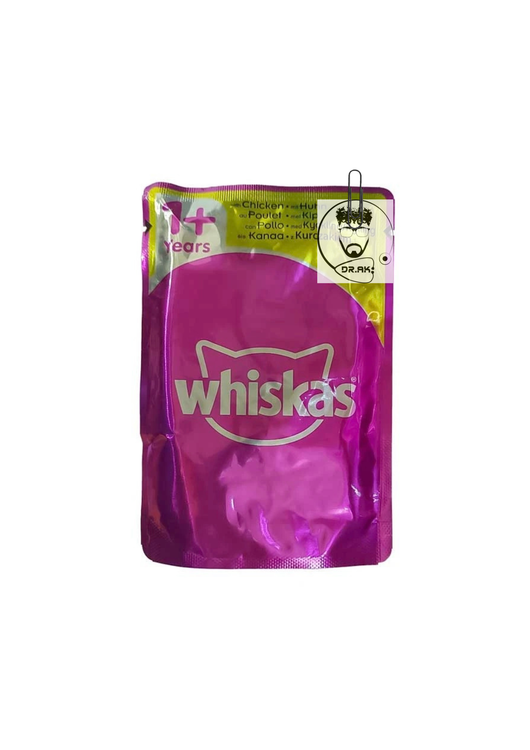 پوچ گربه بالغ ویسکاس با طعم مرغ