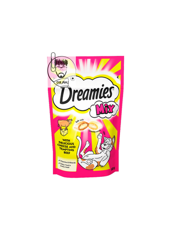 تشویقی گربه دریمیز با طعم گوشت و پنیر